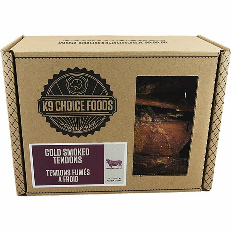 *In Store Only* K9 Choice Frozen –  Cold Smoked Beef Tendon 907GM