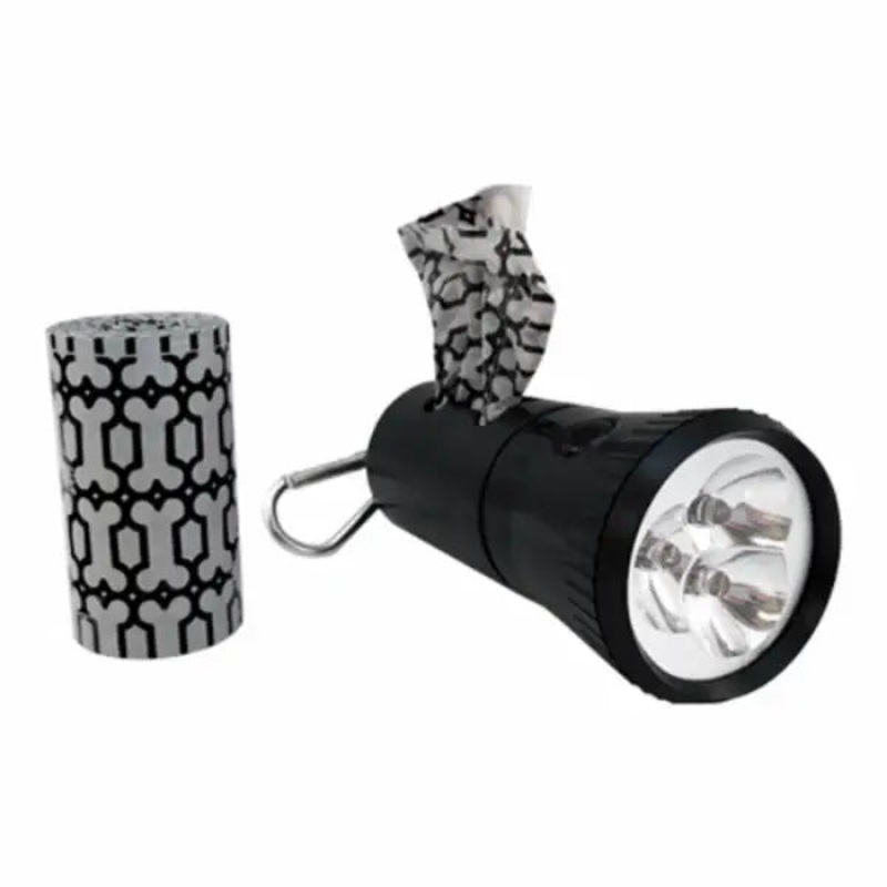 SPOTTY | Flashlight Dispenser w/Carabiner | 30 Bags *Clearance*