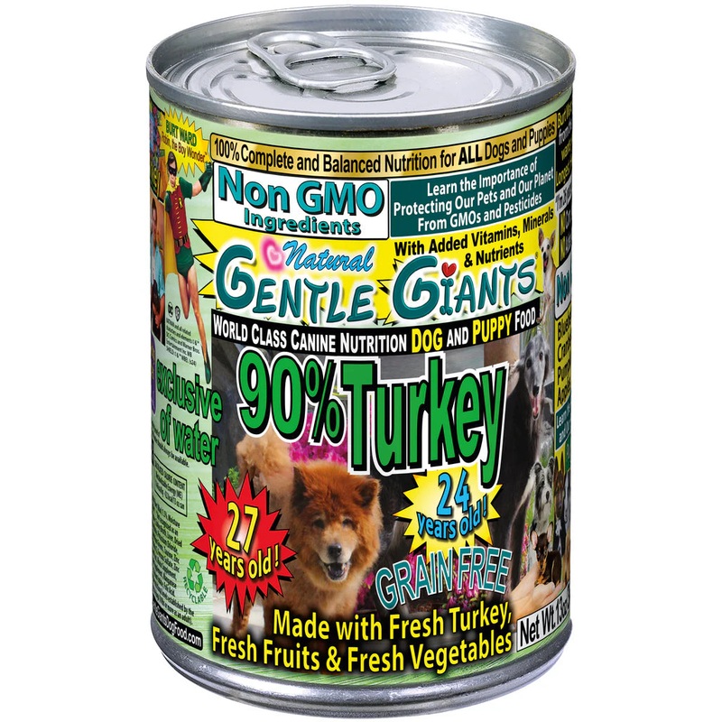 Gentle Giants DOG 90% Turkey- Can 13oz