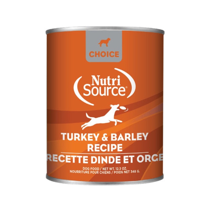 Nutrisource Choice Turkey & Barley Entre Canned Dog Food