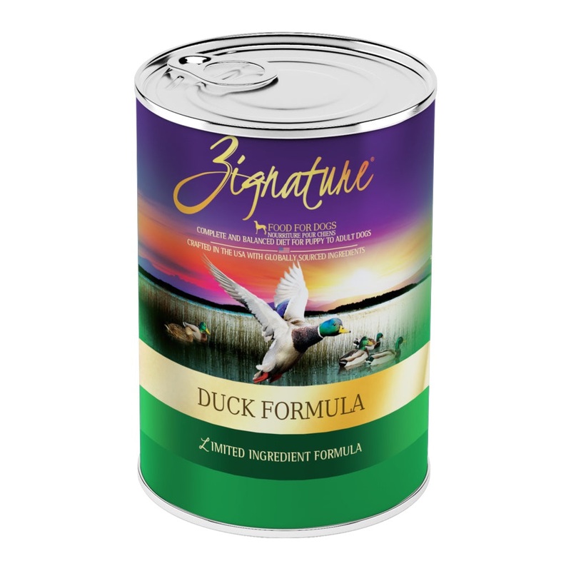 Zignature Grain Free Duck Can 13oz