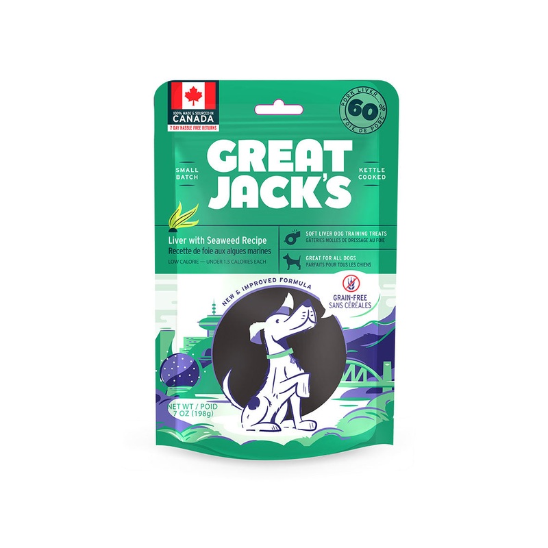 Great Jack’s Dog Treats – Liver with Seaweed Recipe