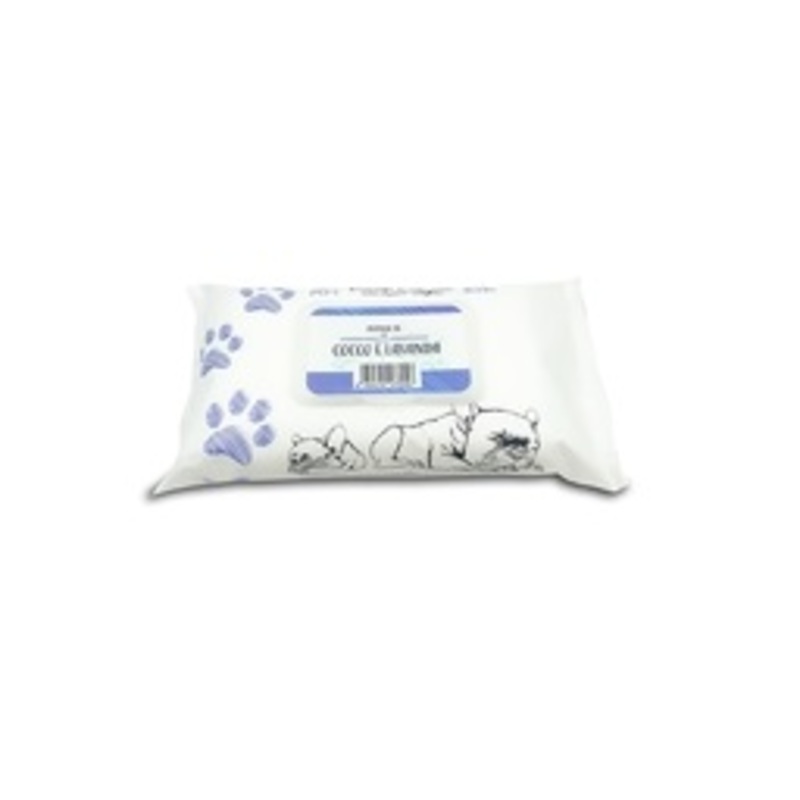 PET TRIBE INTENSE COCONUT AND LAVENDER WIPES (50 PCS)