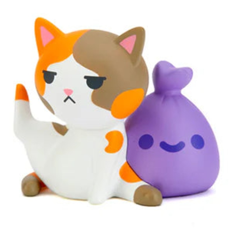 100% Soft Trash Kitties Garbage Bag Calico Cat