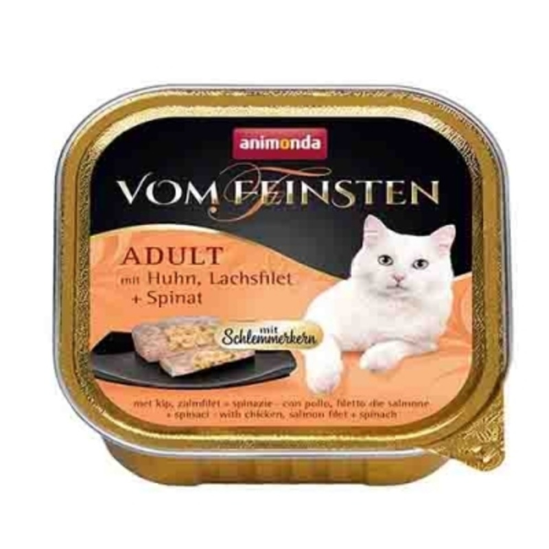 Animonda Vom Feinsten Adult Chicken, salmon fillet and spinach 100 g