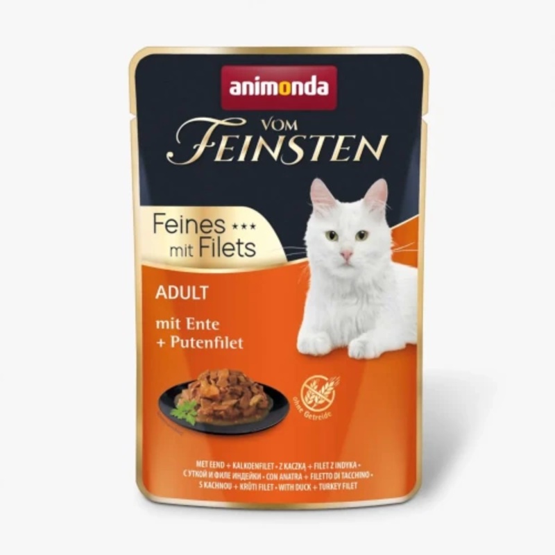ANIMONDA Vom Feinsten Adult Fine with fillets with duck + turkey fillet 85g