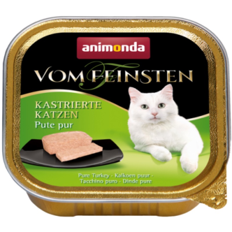 Animonda Vom Feinsten NEUTERED CAT  PURE TURKEY, 100 g