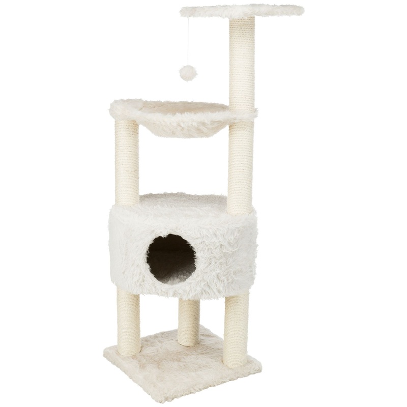 TRIXIE 51-in Baza Grande Cat Tower, Cream
