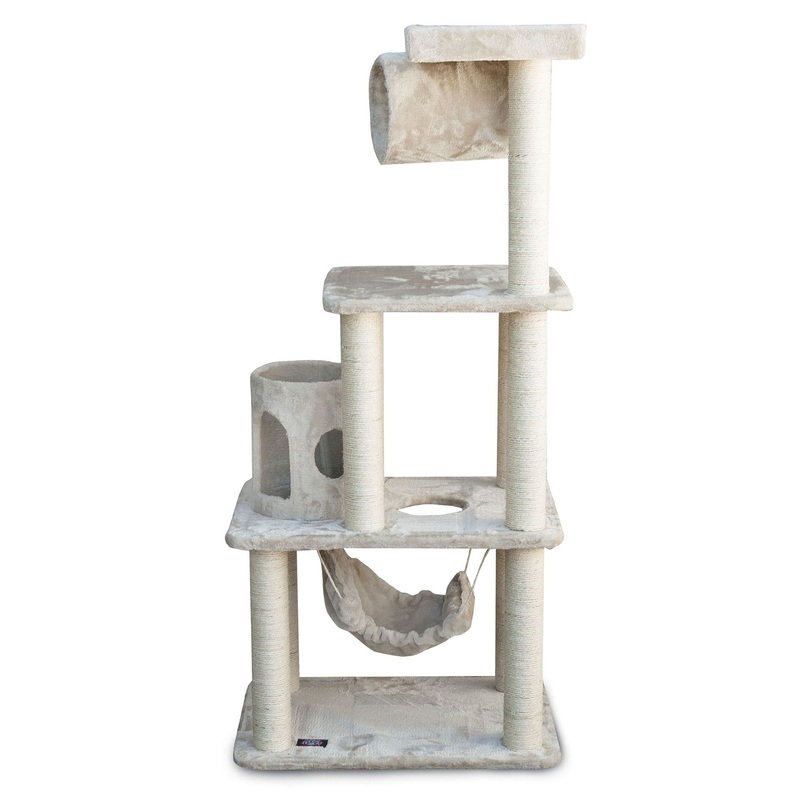 Majestic Pet 62-in Casita Cat Tree, Off White