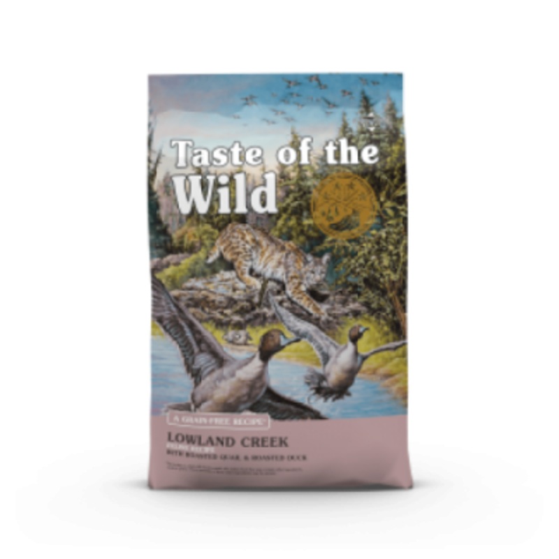 TASTE OF THE WILD Lowland Creek Feline Recipe  with Roasted Quail & Roasted Duck 6.6 kg
