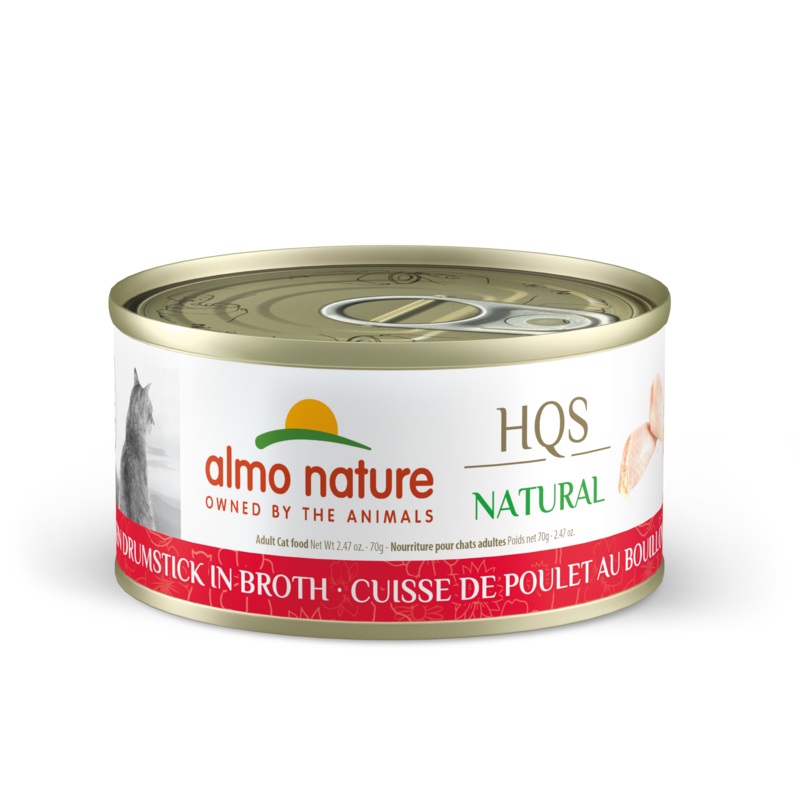 Almo Nature HQS Natural Chicken Drumstick in Broth