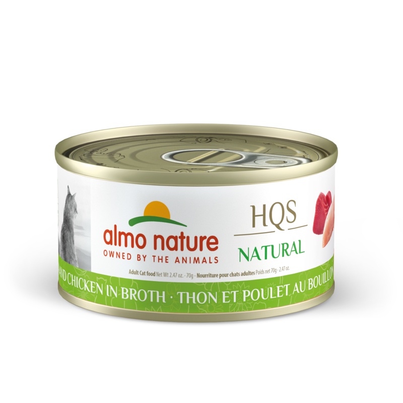 Almo Nature HQS Natural Tuna & Chicken in Broth 70g