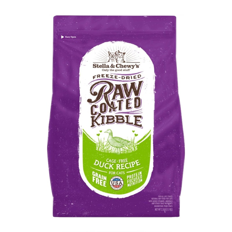 Stella & Chewy’s Raw Coated Kibble Cage-Free Duck Recipe