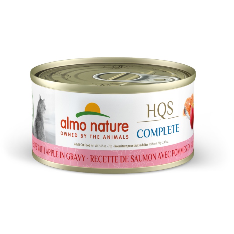 Almo Nature HQS Complete Salmon & Apple in Gravy 70g