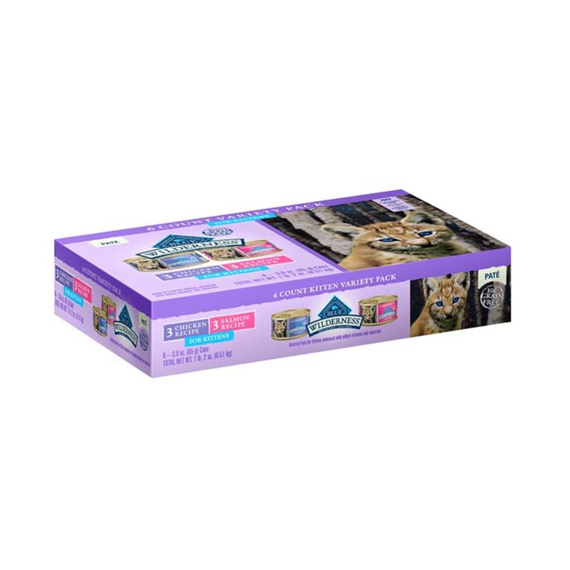 Blue Buffalo Wilderness Canned Variety Pack for Kittens