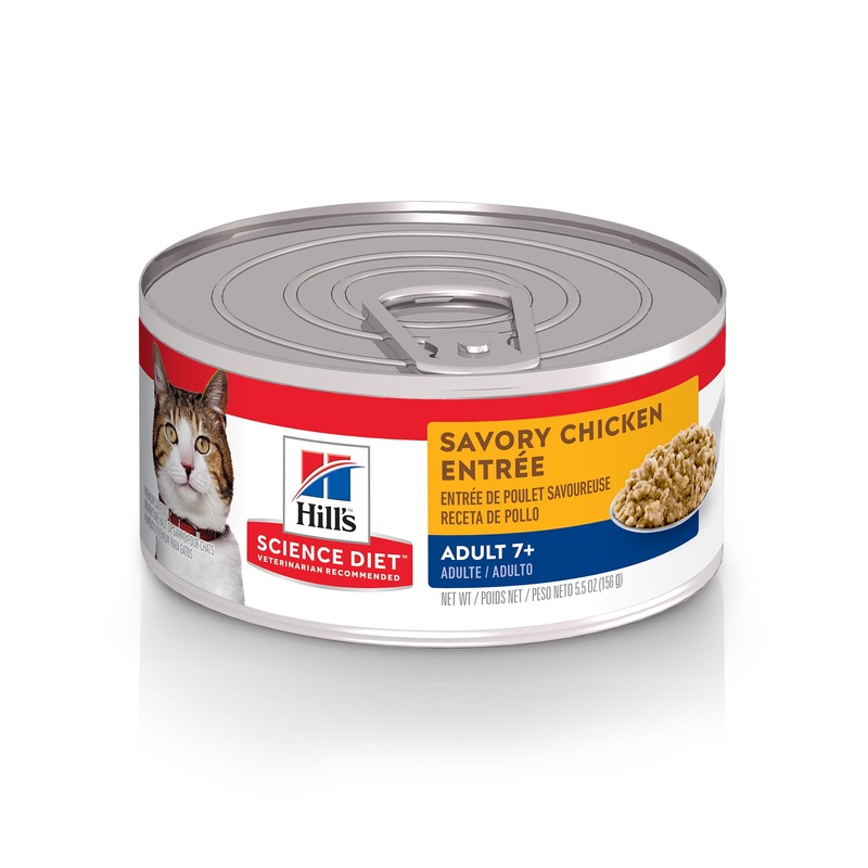 Science Diet Cat Adult 7+ Savory Chicken Entree 5.5oz
