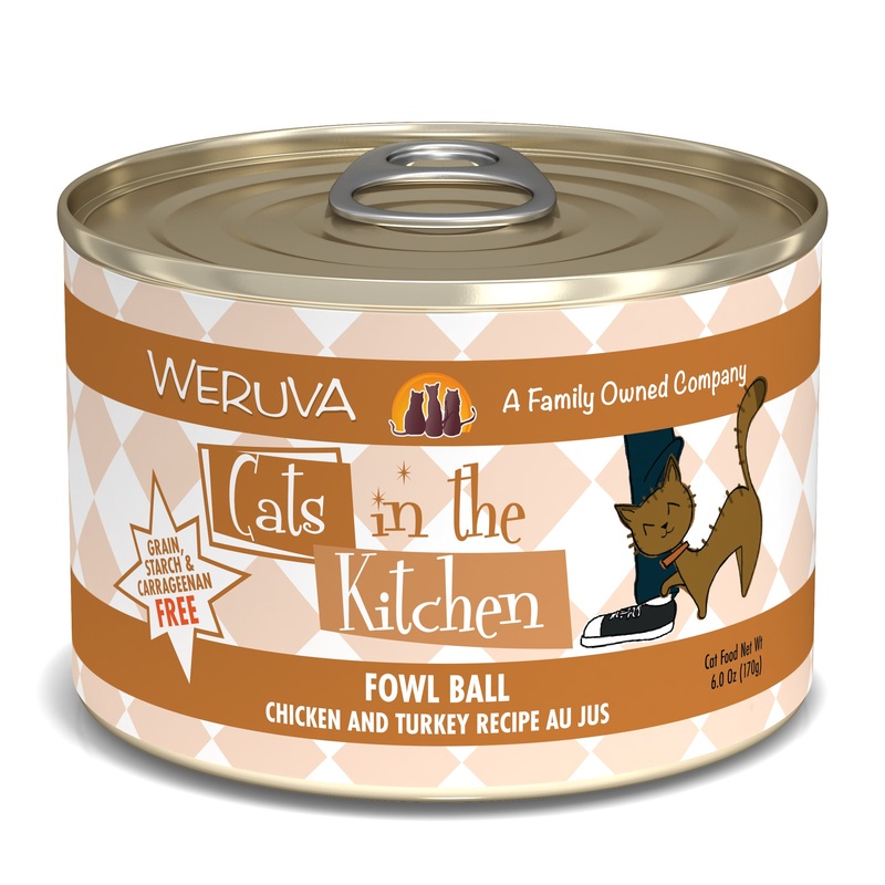 Weruva Cats in the Kitchen Fowl Ball (6.0oz)