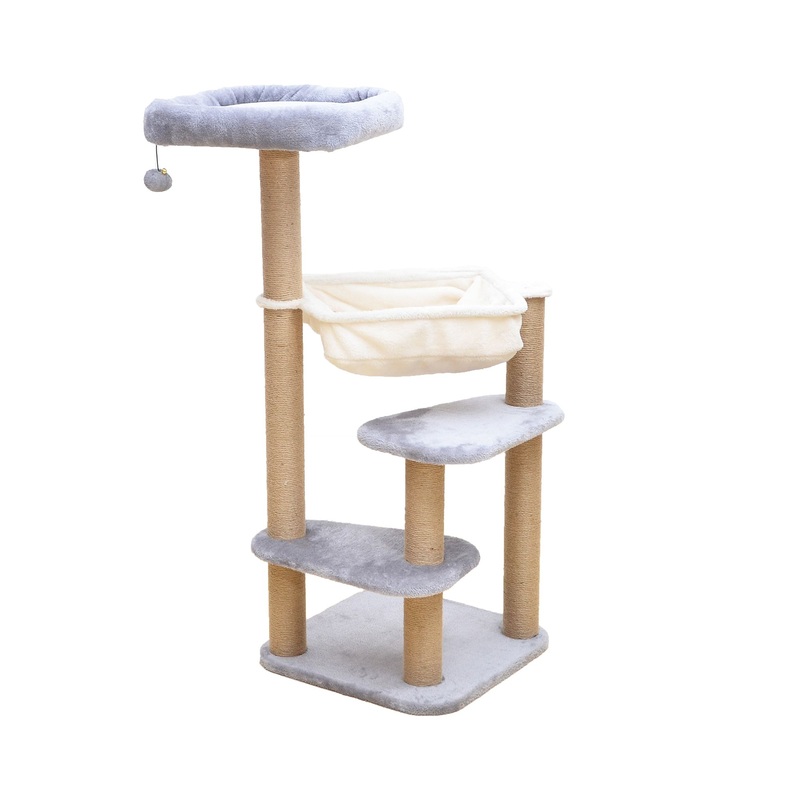 Catry 43-in Babylon Cat Tree, Beige