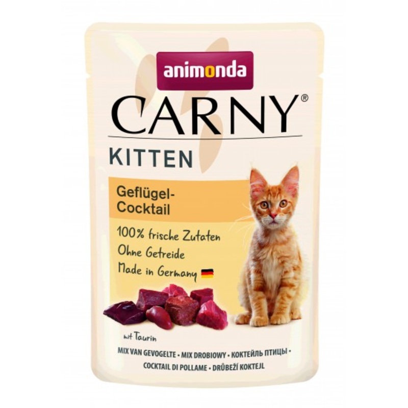 ANIMONDA Carny Pouch Kitten bird cocktail 85 g.