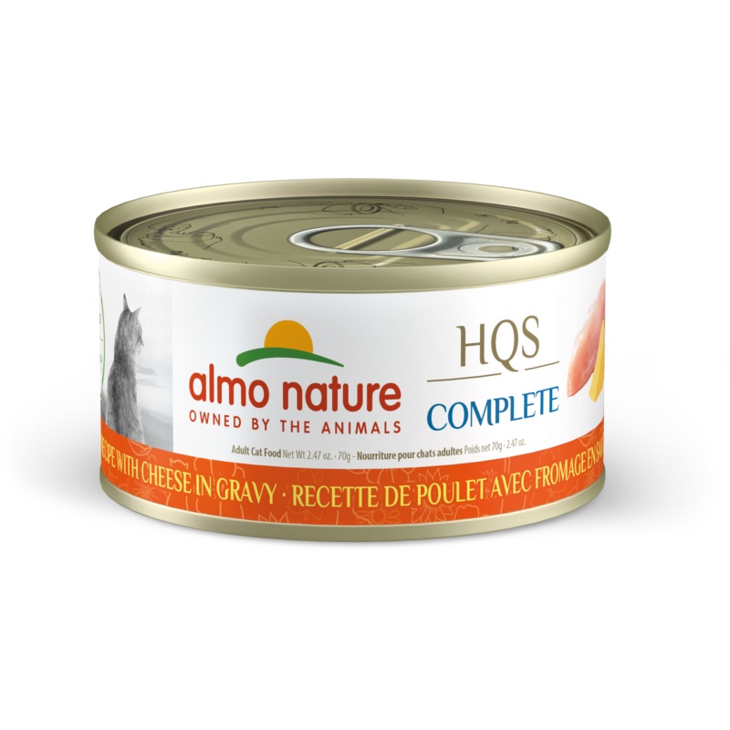 Almo Nature HQS Complete Chicken & Cheese in Gravy 70g