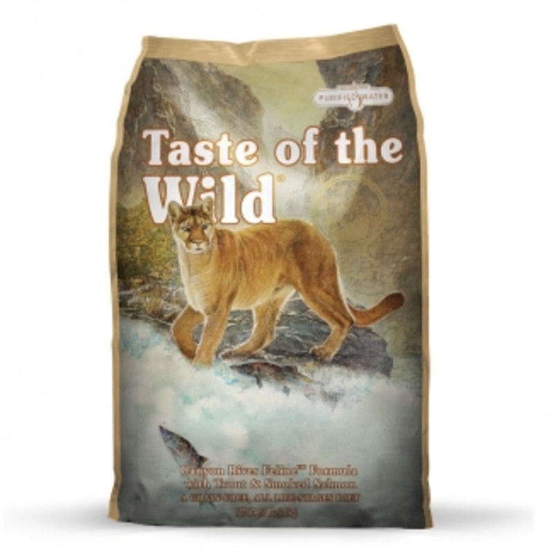 Taste of the Wild CANYON RIVER FELINE  with trout and smoked salmon, 6.6 kg