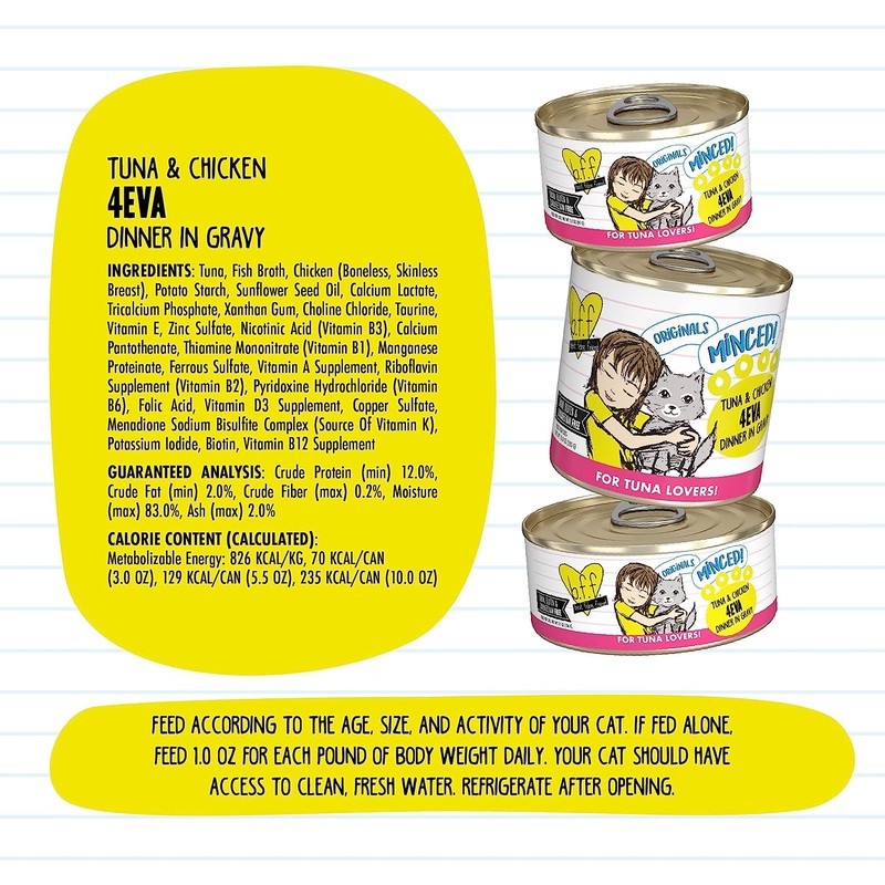 Weruva B.F.F Best Feline Friend Tuna & Chicken 4Eva