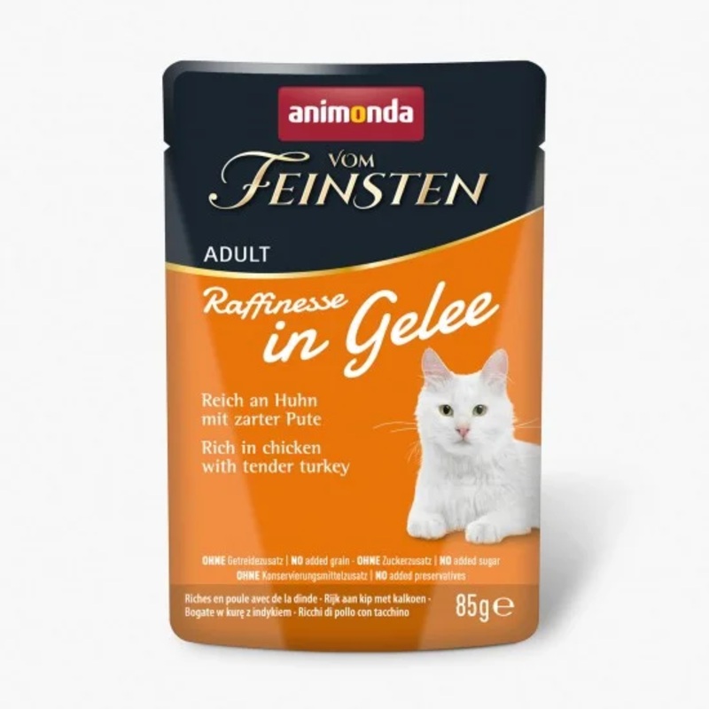 ANIMONDA Vom Feinsten Raffinesse adult rich in chicken with tender turkey 85g