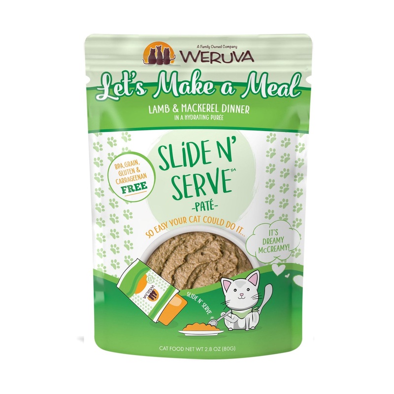 Weruva Slide N’ Serve Let’s Make a Meal Lamb & Mackerel Cat Food Pouch