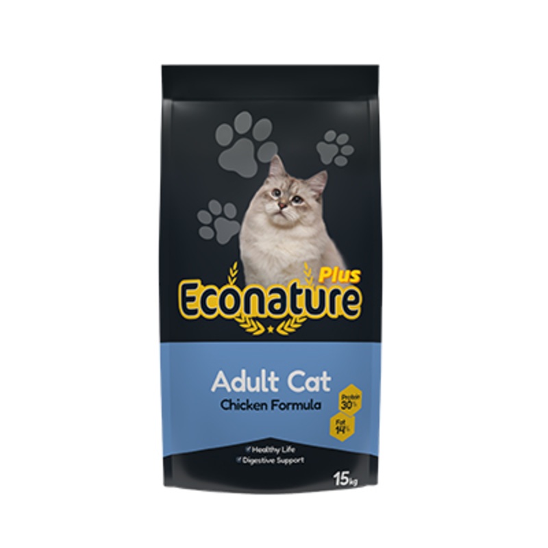 Econature Plus Adult Cat Food Chicken Formula 15kg