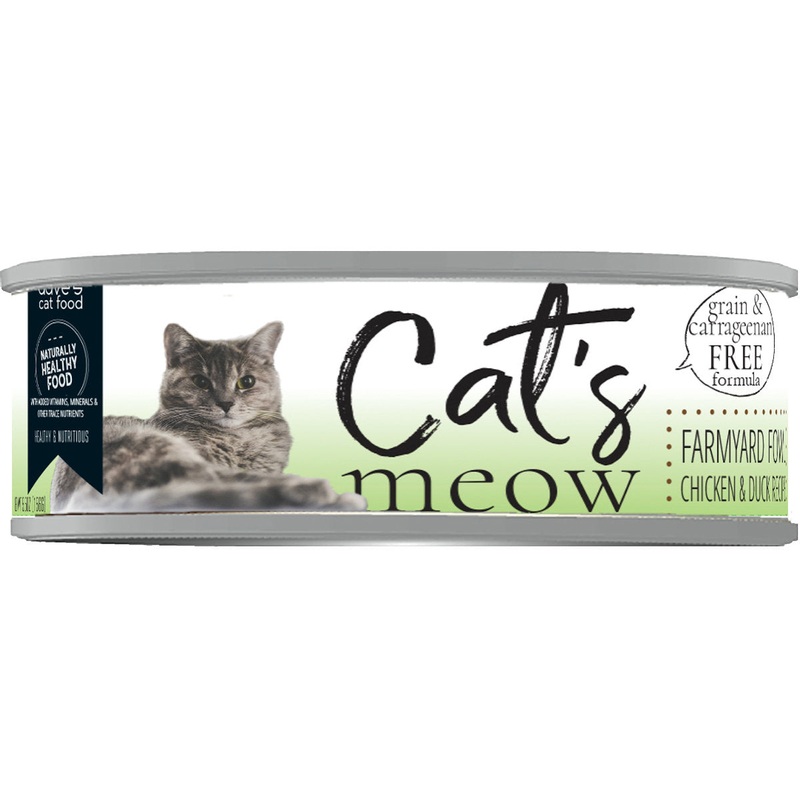 Cat’s Meow Naturally Healthy Grain-Free Canned Cat Food