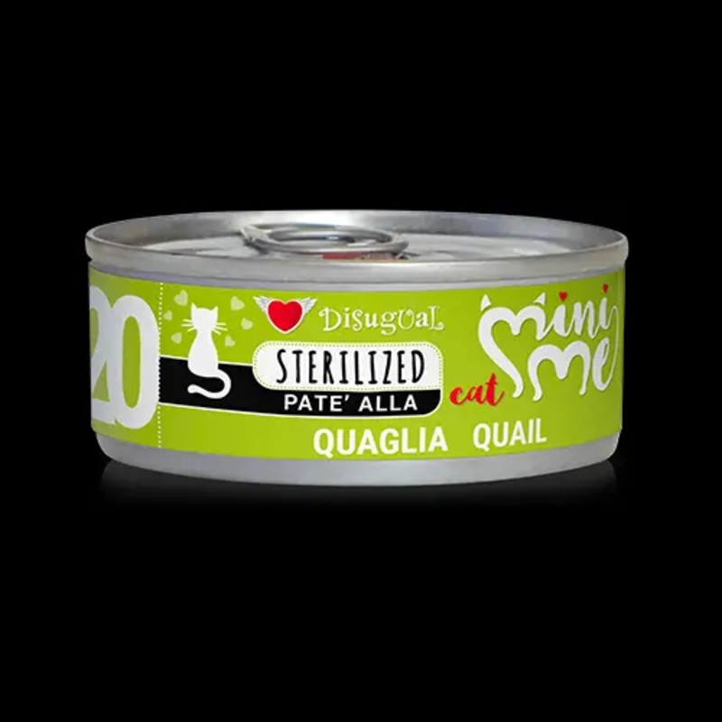 Disugual Mini Me 20  Quail adult Sterilized Pate 85g