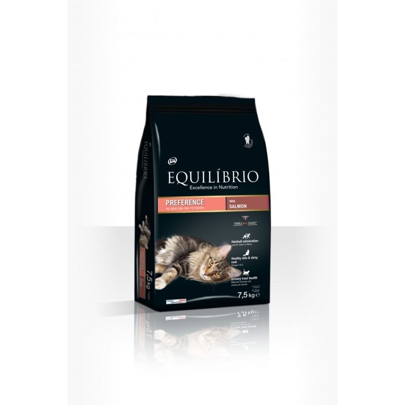 Equilibrio Adult Cat Salmon  Complete food for adult cats with salmon 7.5 kg