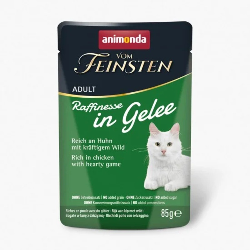 ANIMONDA Vom Feinsten Raffinesse adult rich in chicken with hearty game 85g