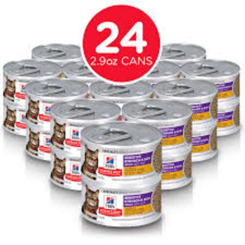 Science Diet Sensitive Stomach & Skin Chicken & Vegetable Entre Cat Food