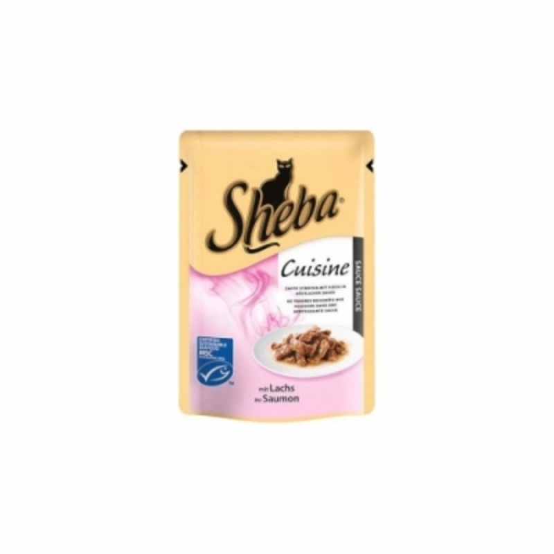 SHEBA Pouch with salmon in jelly 85g.