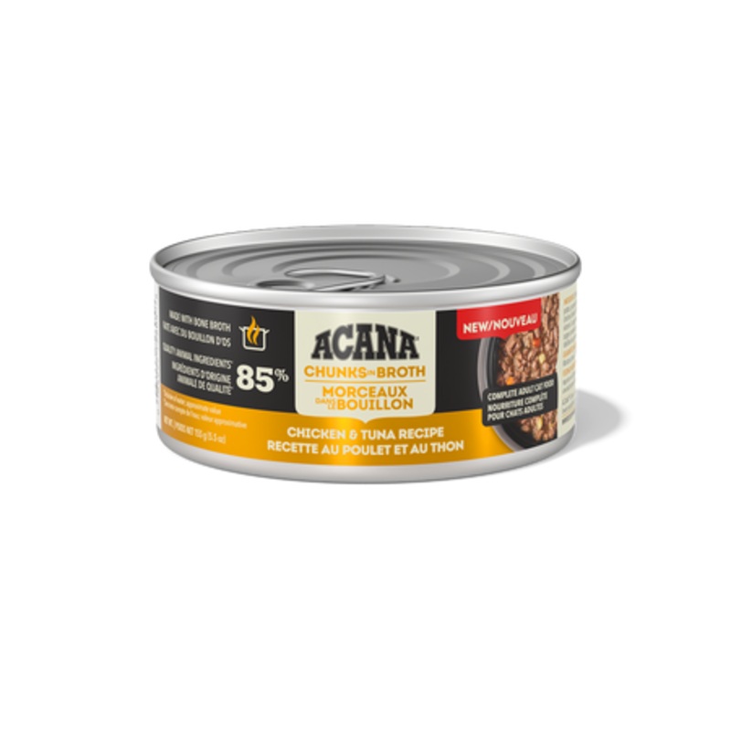 Acana Cat Chunks in Broth Chicken & Tuna Recipe 5.5oz