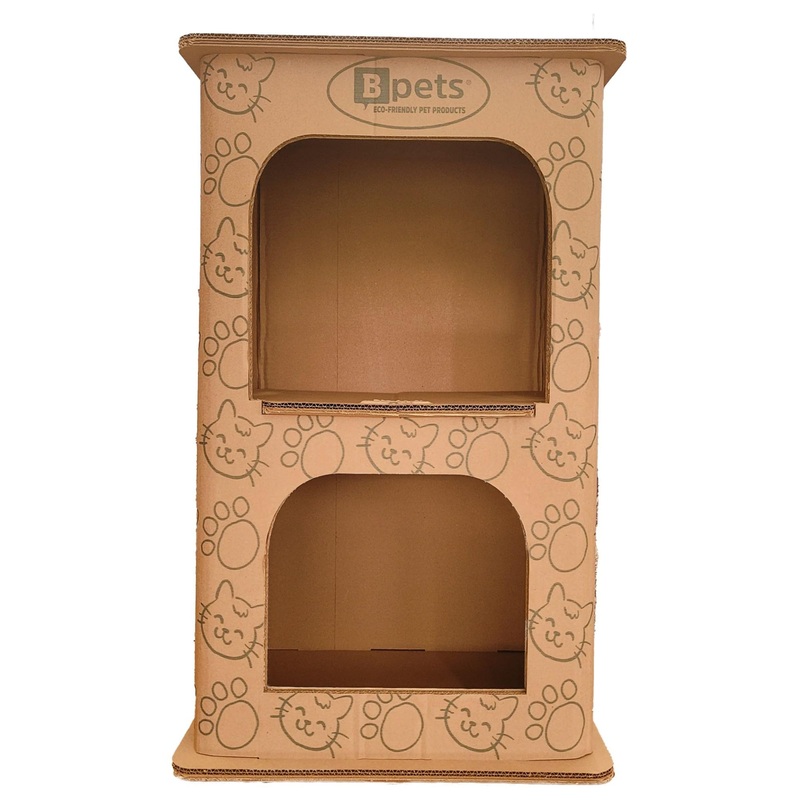 PetPro 2-Floor Cardboard Cat House