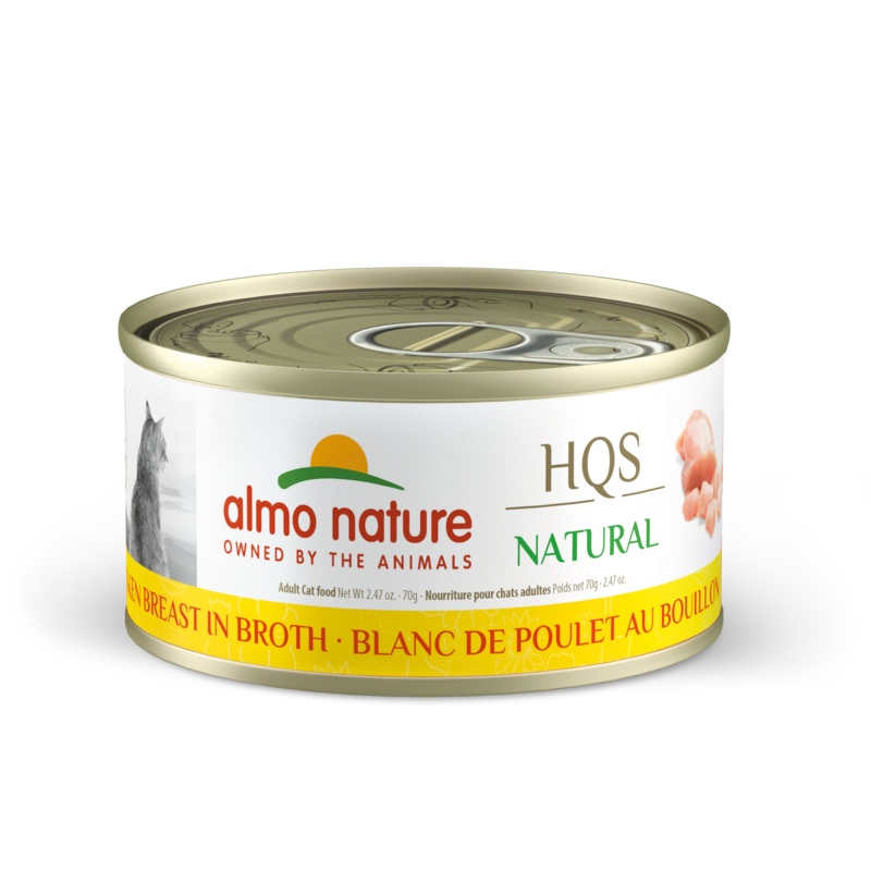Almo Nature HQS Natural Chicken Breast in Broth 70g