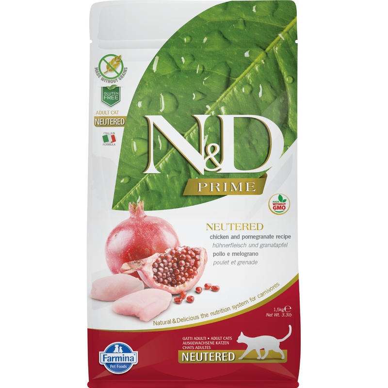 Farmina Prime Chicken & Pomegranate Neutered Cat Food