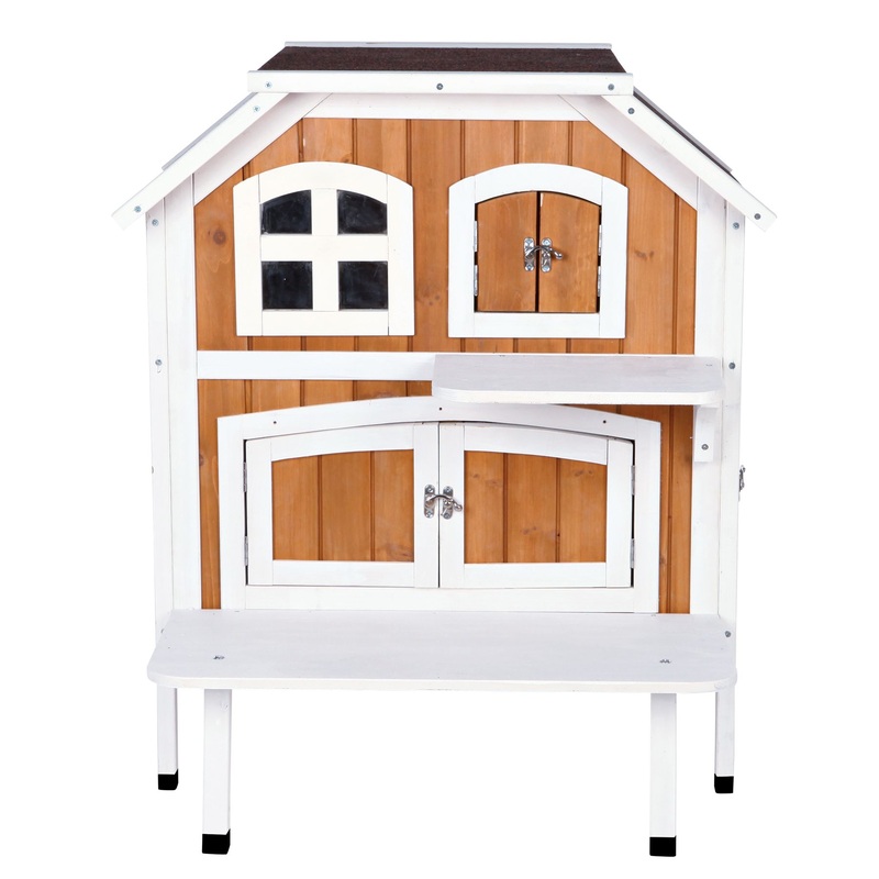 TRIXIE 2-Story Cat Cottage