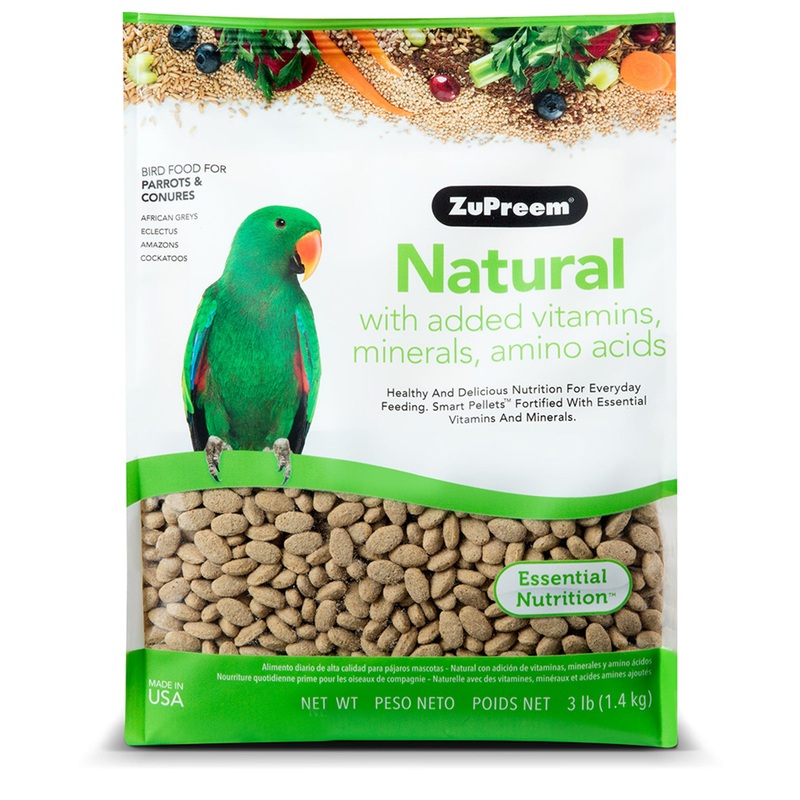 Zupreem Avian Maintenance Natural Diet for Parrots and Conures