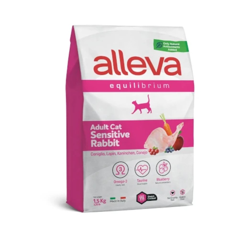 Alleva Equilibrium Sensitive Adult Cat Rabbit