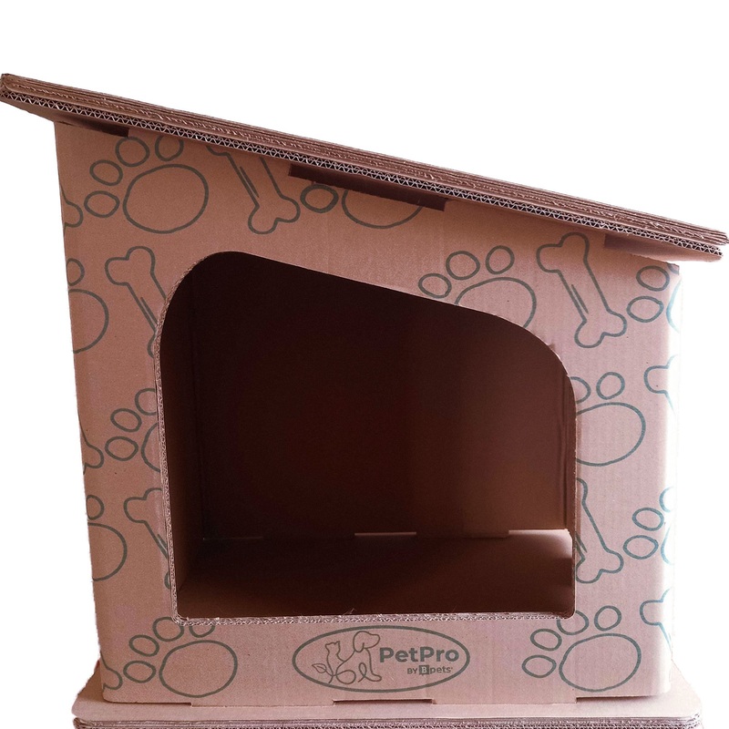 PetPro Modern Cardboard Cat House