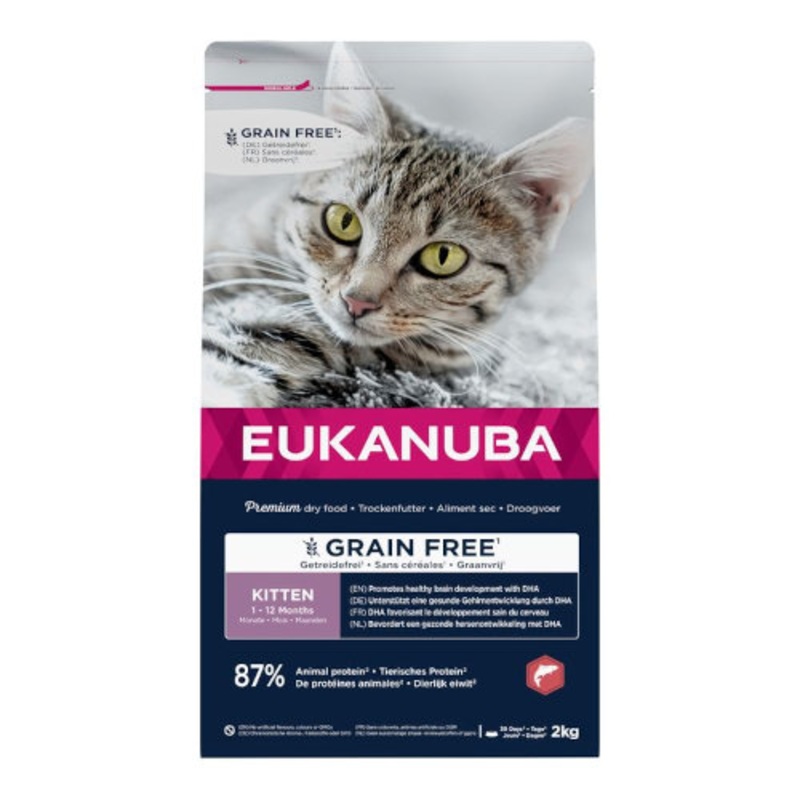 Eukanuba Kitten Grain Free with Salmon
