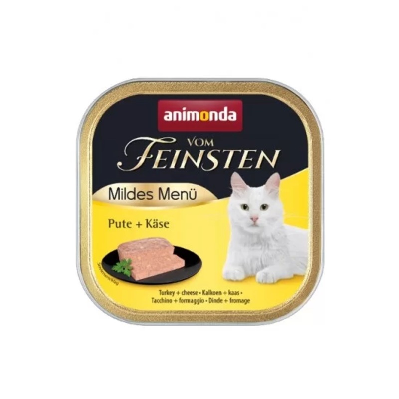 Animonda Vom Feinsten NEUTERED CAT  TURKEY + CHEESE, 100 g