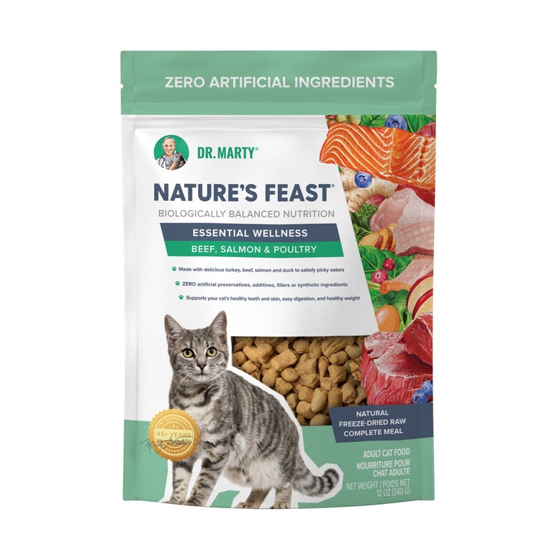 Dr. Marty Nature’s Feast Essential Wellness Poultry, Beef & Salmon 12oz
