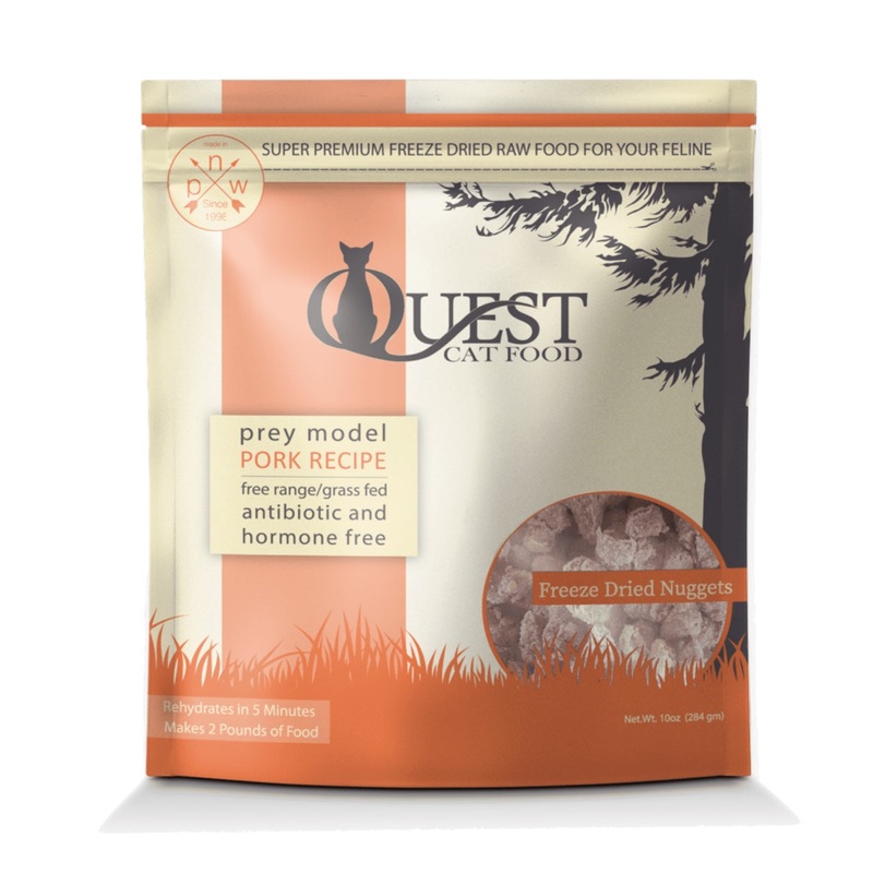 Steve’s Quest Freeze-Dried Raw Cat Food Pork 10oz