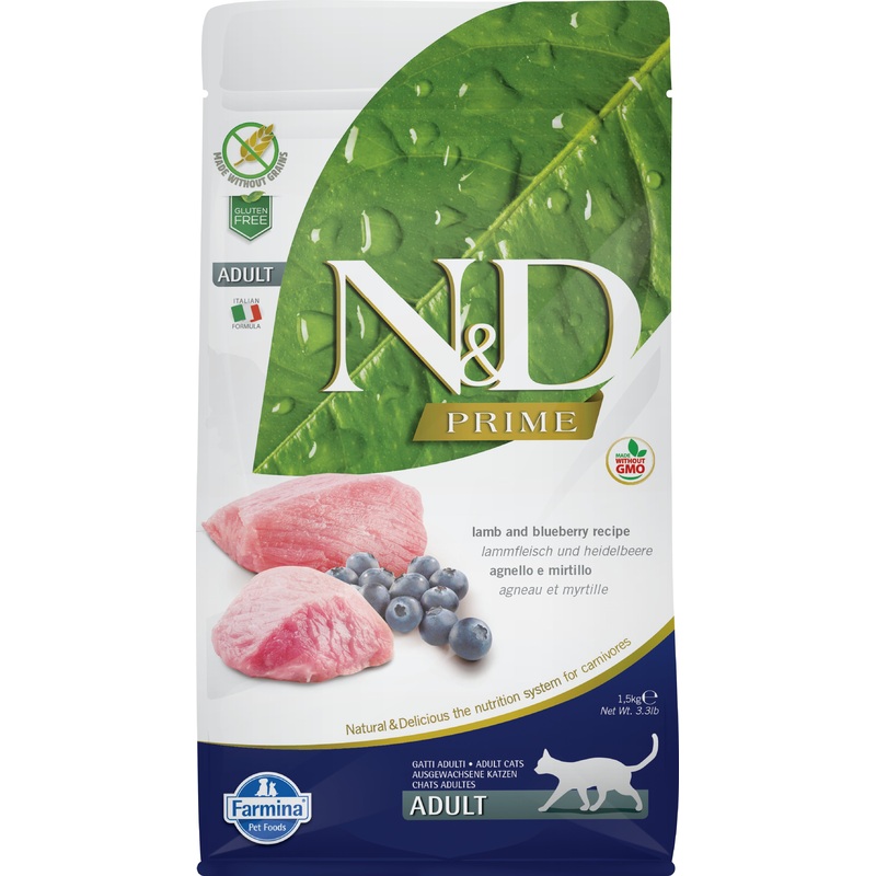 Farmina Prime Lamb & Blueberry Adult Cat Food