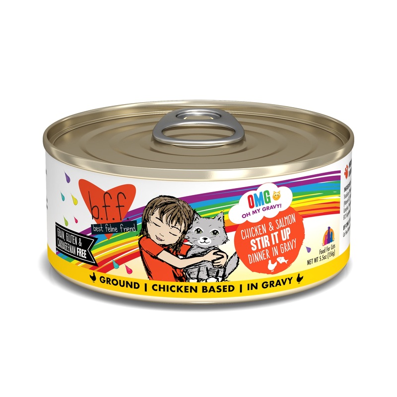 Weruva B.F.F. Oh My Gravy (OMG) Chicken & Salmon Stir It Up