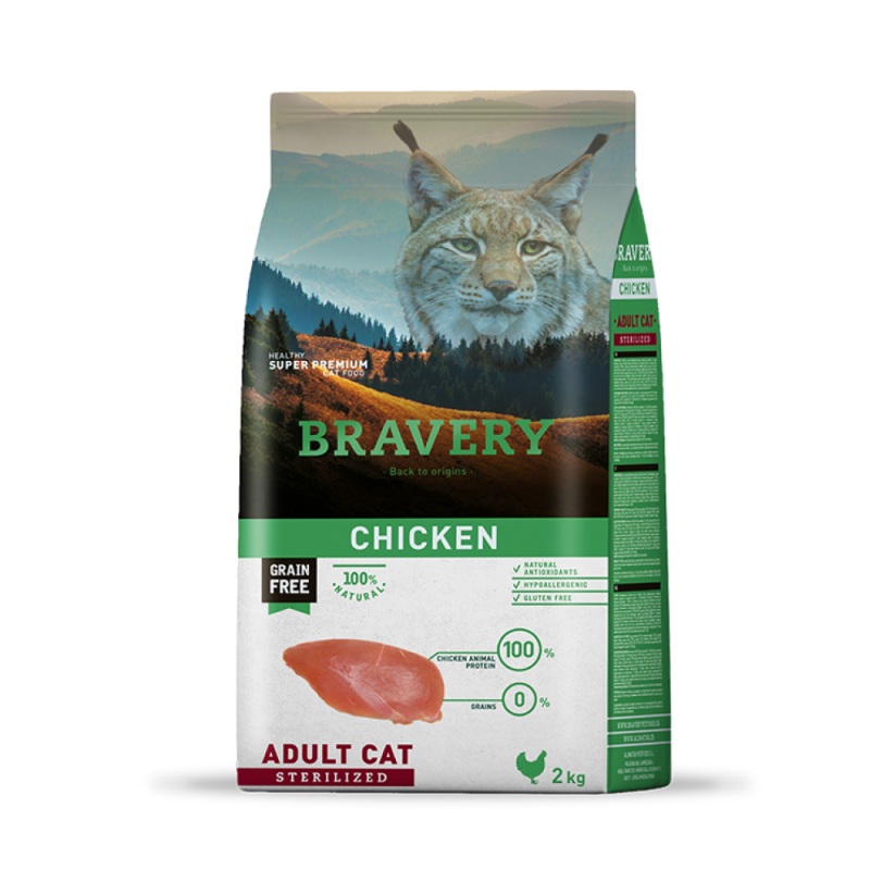 Bravery Chicken Sterilised Adult Cat
